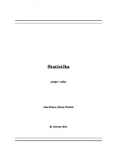 Statistika - Pmf