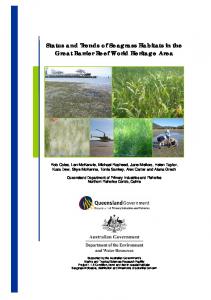 Status and Trends of Seagrass Habitats in the Great ... - CiteSeerX