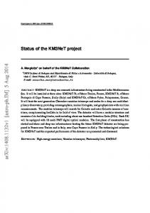 Status of the KM3NeT project