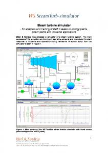 Steam turbine simulator