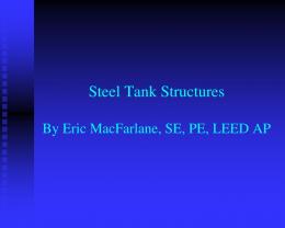 Steel Tank Structures - SEANM.org