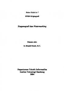 Steganografi dan Watermarking.pdf - ITB