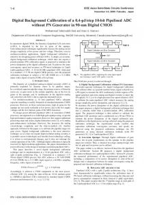 step 10-bit Pipelined ADC