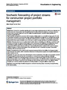 Stochastic forecasting of project streams for construction ...www.researchgate.net › publication › fulltext › 31817260