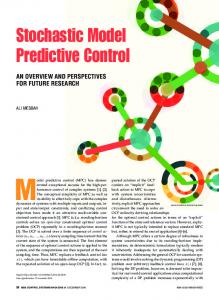 Stochastic Model Predictive Control