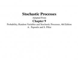 Stochastic Processes