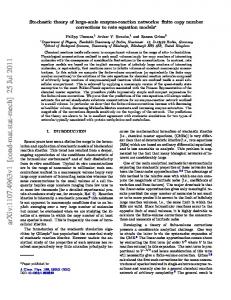 Stochastic theory of large-scale enzyme-reaction networks: Finite copy ...