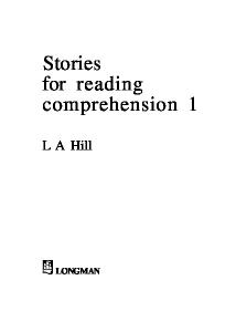 Stories for reading comprehension 1