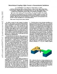 Strain-Induced Coupling of Spin Current to Nanomechanical Oscillations