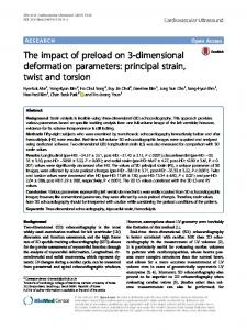 strain, twist and torsion - Cardiovascular Ultrasound - BioMed Central