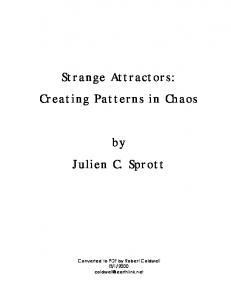 Strange Attractors - CiteSeerX