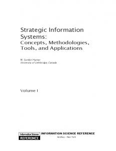 Strategic Information Systems: