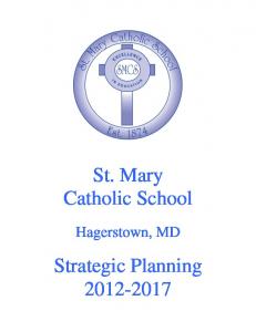 Strategic Plan - St. Mary Catholic School