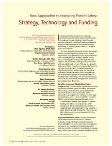 Strategy, Technology and Funding