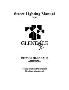 Street Lighting Manual