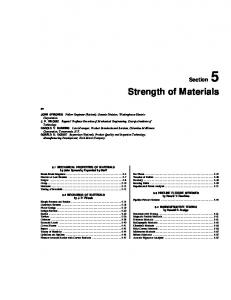 Strength of Materials