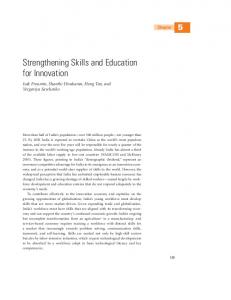 Strengthening Skills and Education for Innovation - World Bank Group