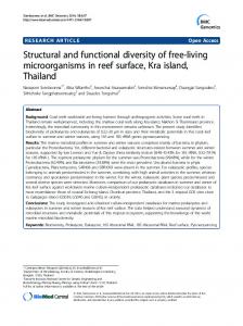 Structural and functional diversity of free-living ... - Springer Link