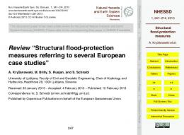 Structural flood-protection measures