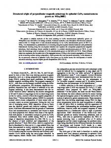 Structural origin of perpendicular magnetic anisotropy in epitaxial ...