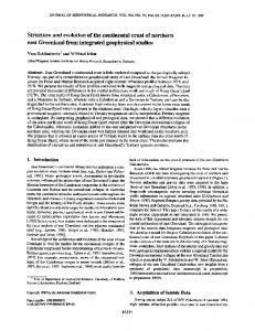 Structure and evolution of the continental crust ... - Wiley Online Library