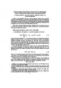 STRUCTURED POLYNOMIAL EIGENVALUE PROBLEMS - TU Berlin