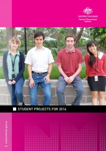 STUDENT PROJECTS FOR 2014