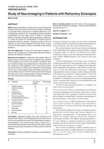 Study of Neuroimaging in Patients with Refractory ... - Jaypee Journals