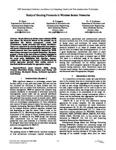 Study of Routing Protocols in Wireless Sensor Networks - IEEE Xplore