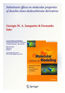 Substituent effects on molecular properties of dicarba