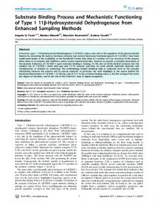 Substrate Binding Process and Mechanistic ... - Semantic Scholar