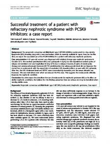 Successful treatment of a patient with refractory