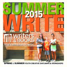 SummerWrite 2015 Catalog PDF