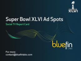 Super Bowl XLVI Ad Spots