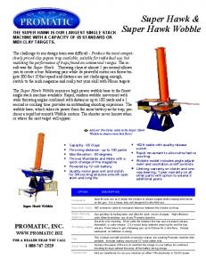 Super Hawk & Super Hawk Wobble - Promatic