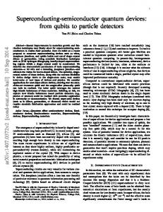 Superconducting-semiconductor quantum devices: from qubits ... - arXiv