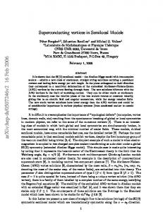 Superconducting vortices in Semilocal Models