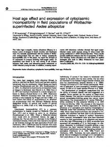 superinfected Aedes albopictus - Nature