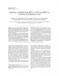 Superiority of HMPAO Ictal SPECT to ECD Ictal SPECT in Localizing ...