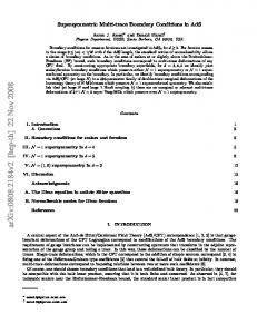 Supersymmetric Multi-trace Boundary Conditions in AdS