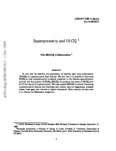 Supersymmetry and DLCQ