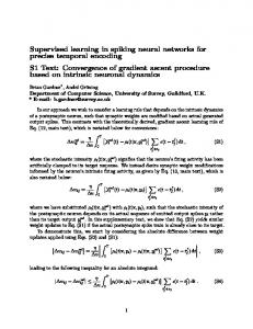 Supervised learning in spiking neural networks for precise ... - PLOS