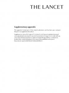 Supplementary appendix - The Lancet