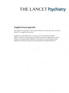 Supplementary appendix - The Lancet