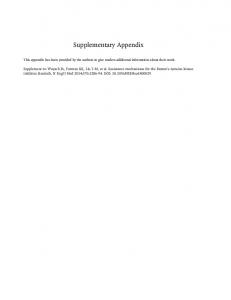 Supplementary Appendix
