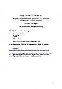 Supplementary Materials for