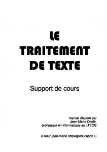 Support de cours - ltecg