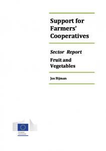 Support Farmers Cooperatives