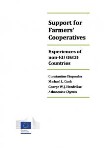 SUPPORT FOR FARMERS' COOPERATIVES