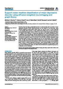 Support vector machine classification of major